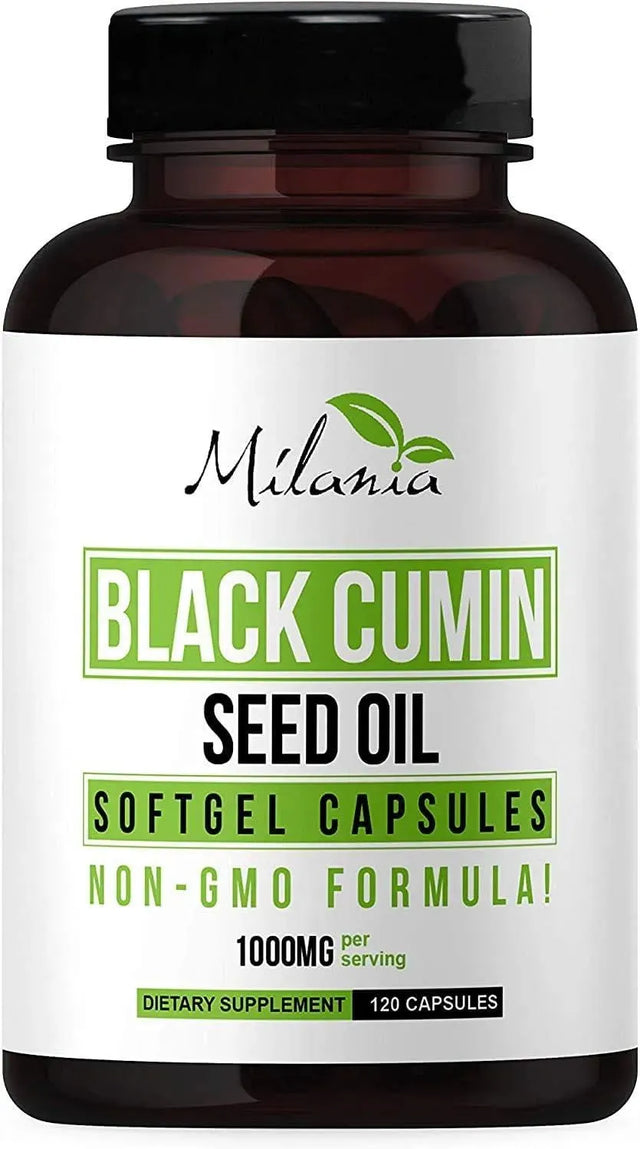 MILANIA - Milania Black Cumin Seed Oil 120 Capsulas Blandas - The Red Vitamin MX - Suplementos Alimenticios - {{ shop.shopifyCountryName }}