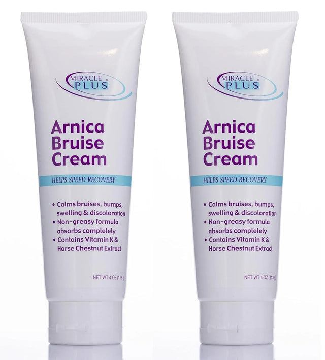 MIRACLE PLUS - Miracle Plus Bruise Cream Extra Strength Arnica 4 Oz. 2 Pack - The Red Vitamin MX - Suplementos Alimenticios - {{ shop.shopifyCountryName }}