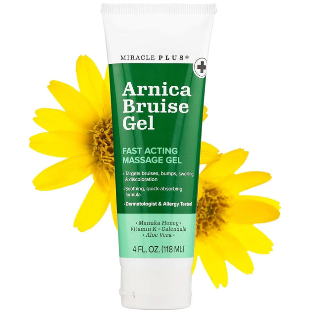 MIRACLE PLUS - Miracle Plus Natural Arnica Bruise Body Gel 4 Oz. - The Red Vitamin MX - Suplementos Alimenticios - {{ shop.shopifyCountryName }}