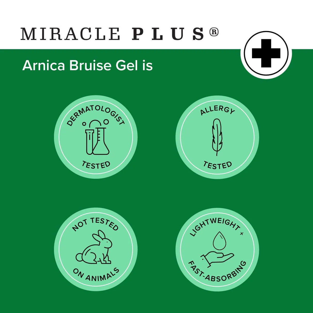 MIRACLE PLUS - Miracle Plus Natural Arnica Bruise Body Gel 4 Oz. - The Red Vitamin MX - Suplementos Alimenticios - {{ shop.shopifyCountryName }}