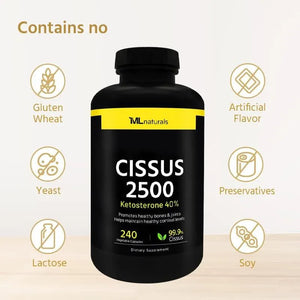 ML NATURALS - ML Naturals Cissus 2500Mg. 240 Capsulas - The Red Vitamin MX - Suplementos Alimenticios - {{ shop.shopifyCountryName }}