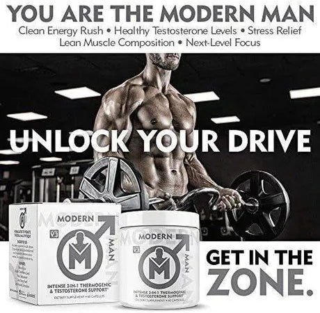MODERN MAN - Modern Man V3 Thermogenic Fat Burner for Men 60 Capsulas - The Red Vitamin MX - Suplementos Alimenticios - {{ shop.shopifyCountryName }}