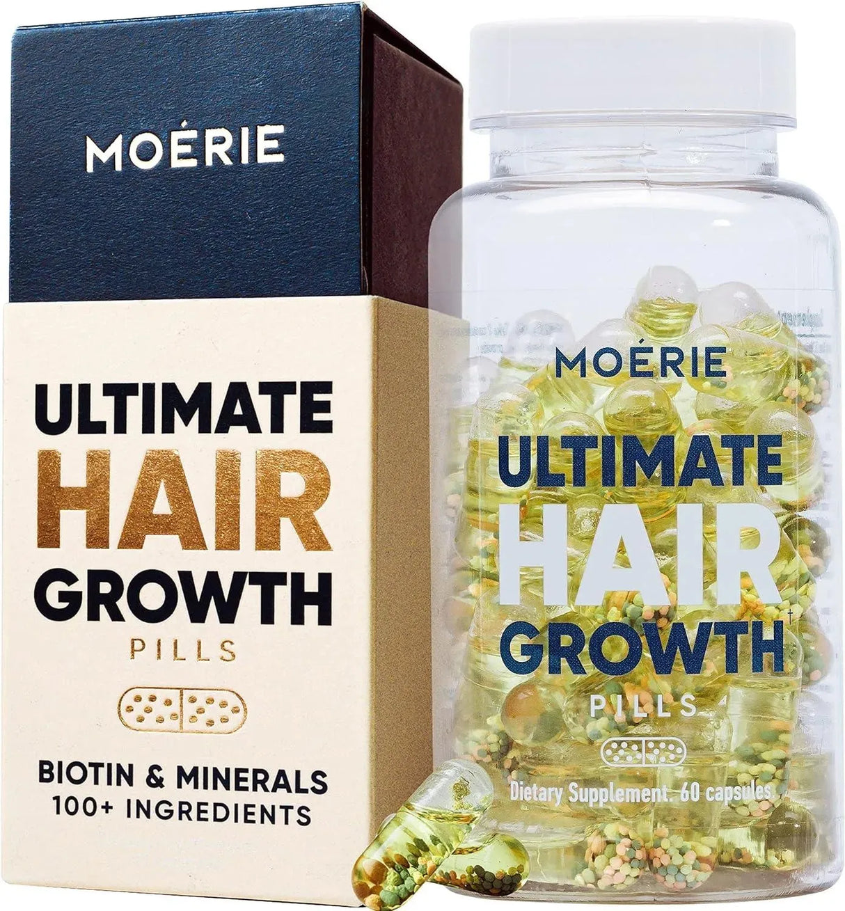 MOERIE - M MOÉRIE Hair Growth Supplement for Thicker Hair 60 Capsulas - The Red Vitamin MX - Suplementos Alimenticios - {{ shop.shopifyCountryName }}