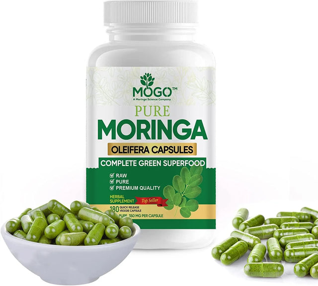 MOGO - MOGO Organic Moringa 180 Capsulas - The Red Vitamin MX - Suplementos Alimenticios - {{ shop.shopifyCountryName }}