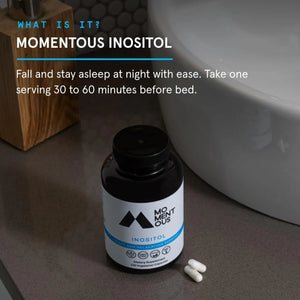 MOMENTOUS - Momentous Inositol 120 Capsulas - The Red Vitamin MX - Suplementos Alimenticios - {{ shop.shopifyCountryName }}