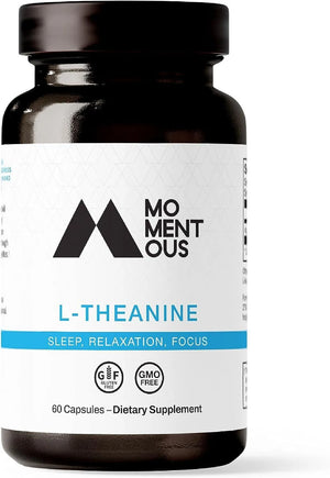 MOMENTOUS - Momentous L-Theanine 60 Capsulas - The Red Vitamin MX - Suplementos Alimenticios - {{ shop.shopifyCountryName }}