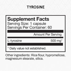 MOMENTOUS - Momentous Tyrosine 60 Capsulas - The Red Vitamin MX - Suplementos Alimenticios - {{ shop.shopifyCountryName }}