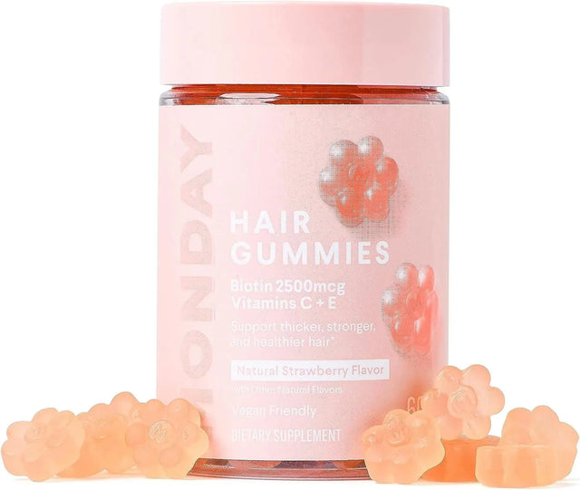 MONDAY HAIRCARE - MONDAY HAIRCARE Hair Gummies for Thicker and Stronger Hair 60 Gomitas - The Red Vitamin MX - Suplementos Alimenticios - {{ shop.shopifyCountryName }}