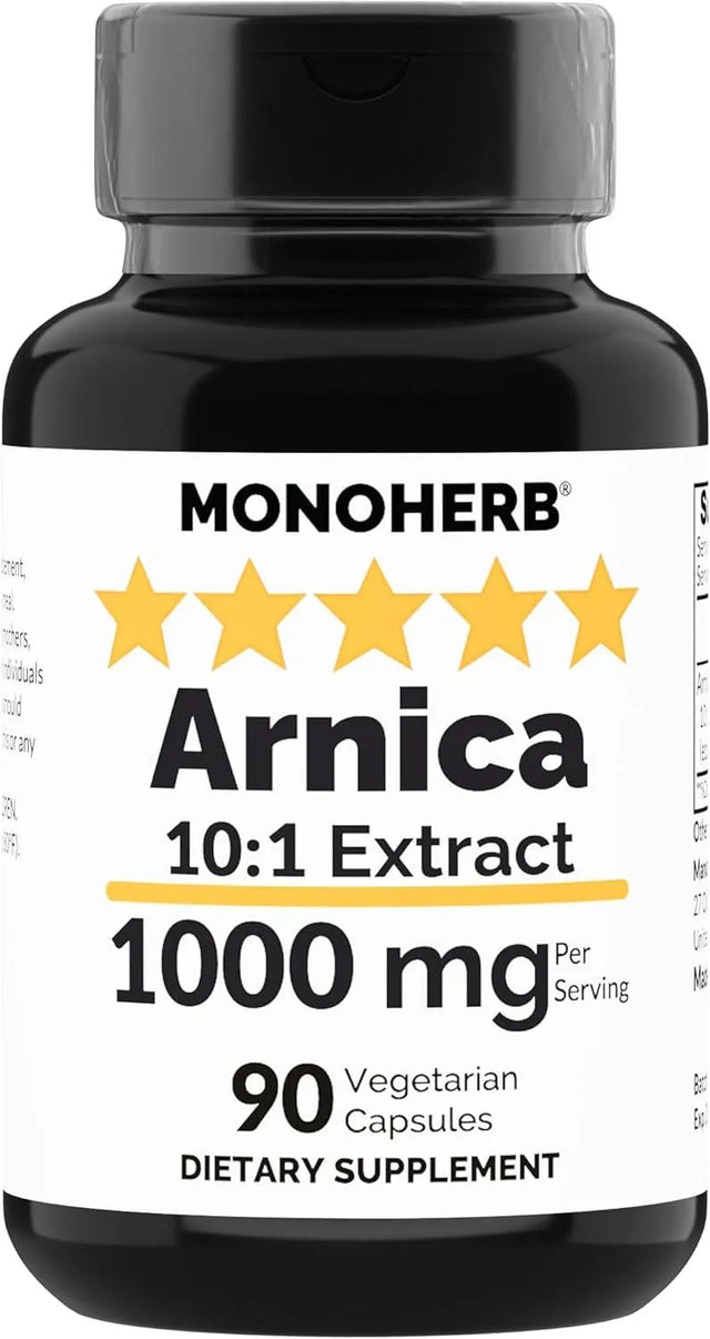 MONOHERB - Monoherb Arnica Extract 1000Mg. 90 Capsulas - The Red Vitamin MX - Suplementos Alimenticios - {{ shop.shopifyCountryName }}