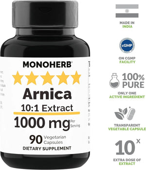 MONOHERB - Monoherb Arnica Extract 1000Mg. 90 Capsulas - The Red Vitamin MX - Suplementos Alimenticios - {{ shop.shopifyCountryName }}