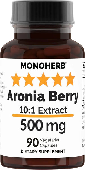 MONOHERB - Monoherb Aronia Berry Extract 500Mg. 90 Capsulas - The Red Vitamin MX - Suplementos Alimenticios - {{ shop.shopifyCountryName }}