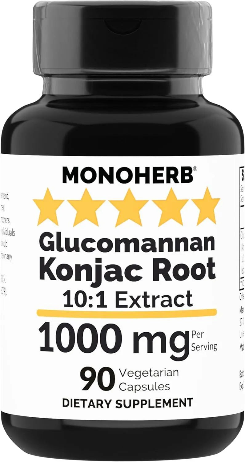 MONOHERB - Monoherb Glucomannan Konjac Root 1000Mg. 90 Capsulas - The Red Vitamin MX - Suplementos Alimenticios - {{ shop.shopifyCountryName }}