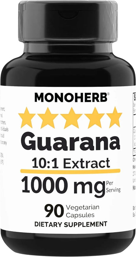 MONOHERB - Monoherb Guarana Extract 1000Mg. 90 Capsulas - The Red Vitamin MX - Suplementos Alimenticios - {{ shop.shopifyCountryName }}