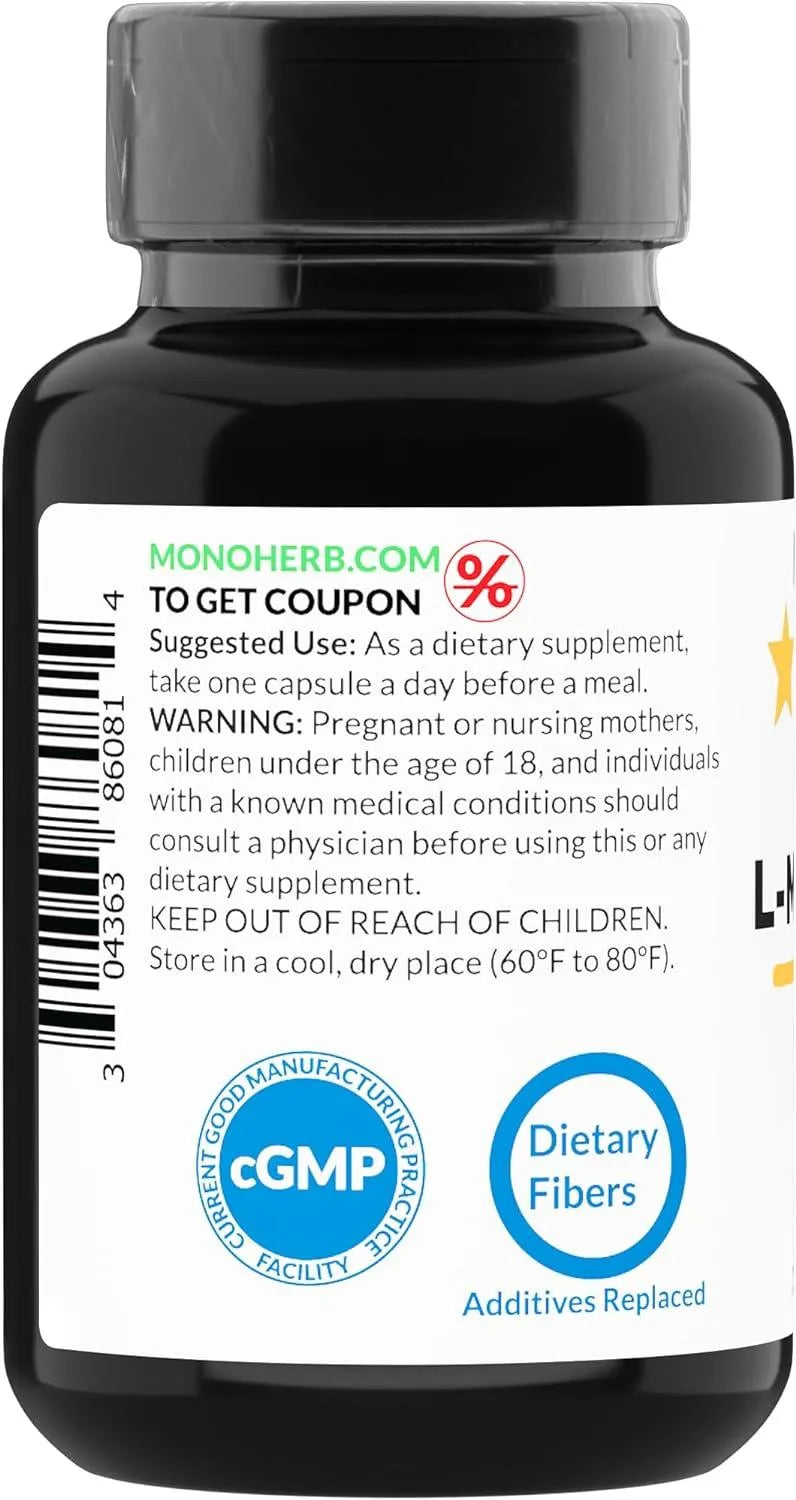 MONOHERB - Monoherb L-Methylfolate 5-MTHF 5Mg. 90 Capsulas - The Red Vitamin MX - Suplementos Alimenticios - {{ shop.shopifyCountryName }}