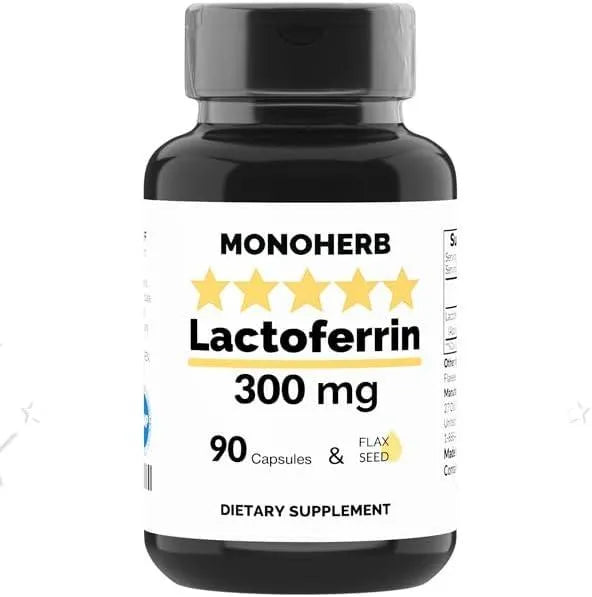 MONOHERB - Monoherb Lactoferrin 300Mg. 90 Capsulas - The Red Vitamin MX - Suplementos Alimenticios - {{ shop.shopifyCountryName }}