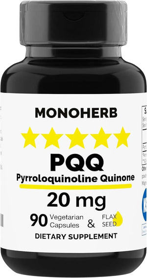 MONOHERB - Monoherb PQQ 20Mg. 90 Capsulas - The Red Vitamin MX - Suplementos Alimenticios - {{ shop.shopifyCountryName }}