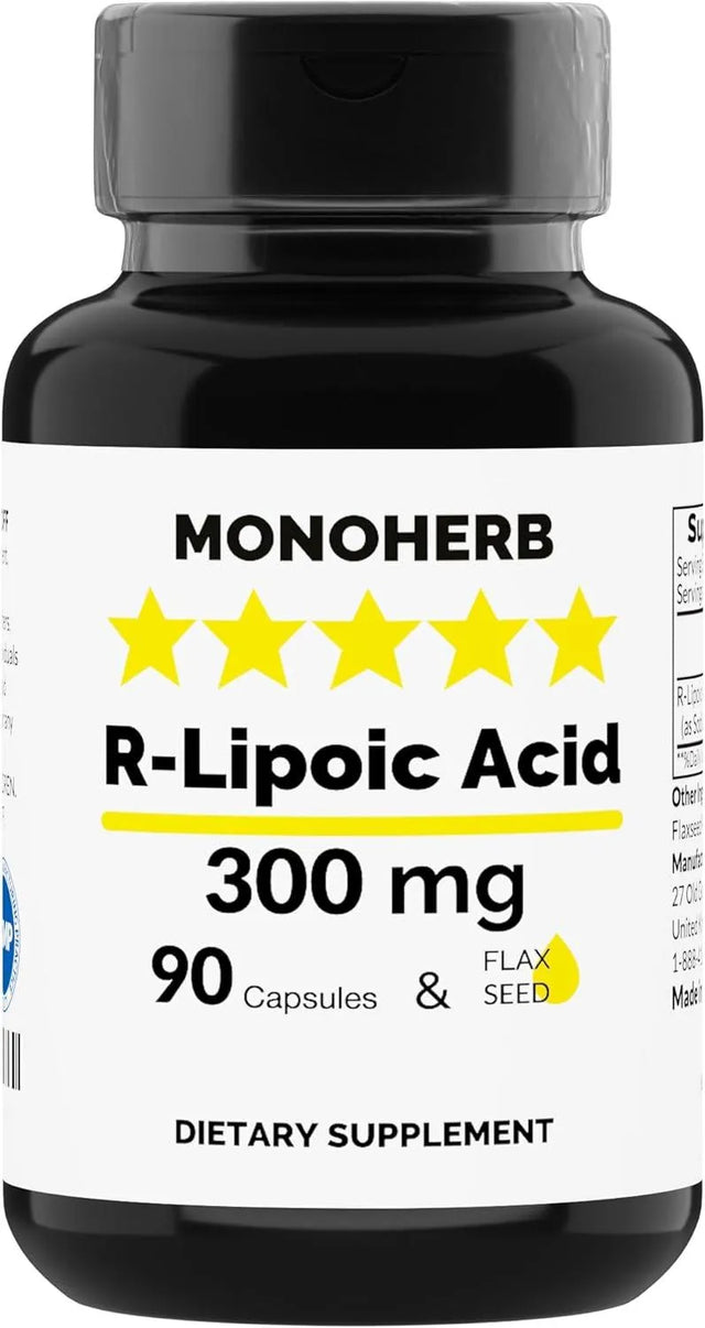 MONOHERB - MONOHERB R-Lipoic Acid 300Mg. 60 Capsulas - The Red Vitamin MX - Suplementos Alimenticios - {{ shop.shopifyCountryName }}