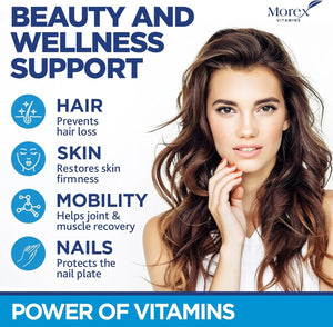 MOREX VITAMINS - Morex Vitamins Hair Vitamins Natural Gummies 60 Gomitas - The Red Vitamin MX - Suplementos Alimenticios - {{ shop.shopifyCountryName }}