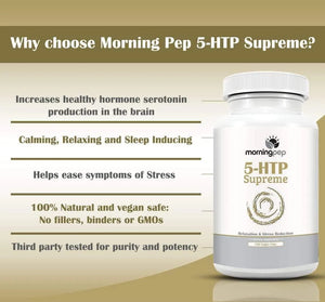 MORNING PEP - Morning Pep 5-HTP Supreme 120 Capsulas - The Red Vitamin MX - Suplementos Alimenticios - {{ shop.shopifyCountryName }}