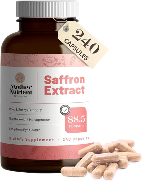 MOTHER NUTRIENT - Mother Nutrient Saffron Extract 88.5Mg. 240 Capsulas - The Red Vitamin MX - Suplementos Alimenticios - {{ shop.shopifyCountryName }}