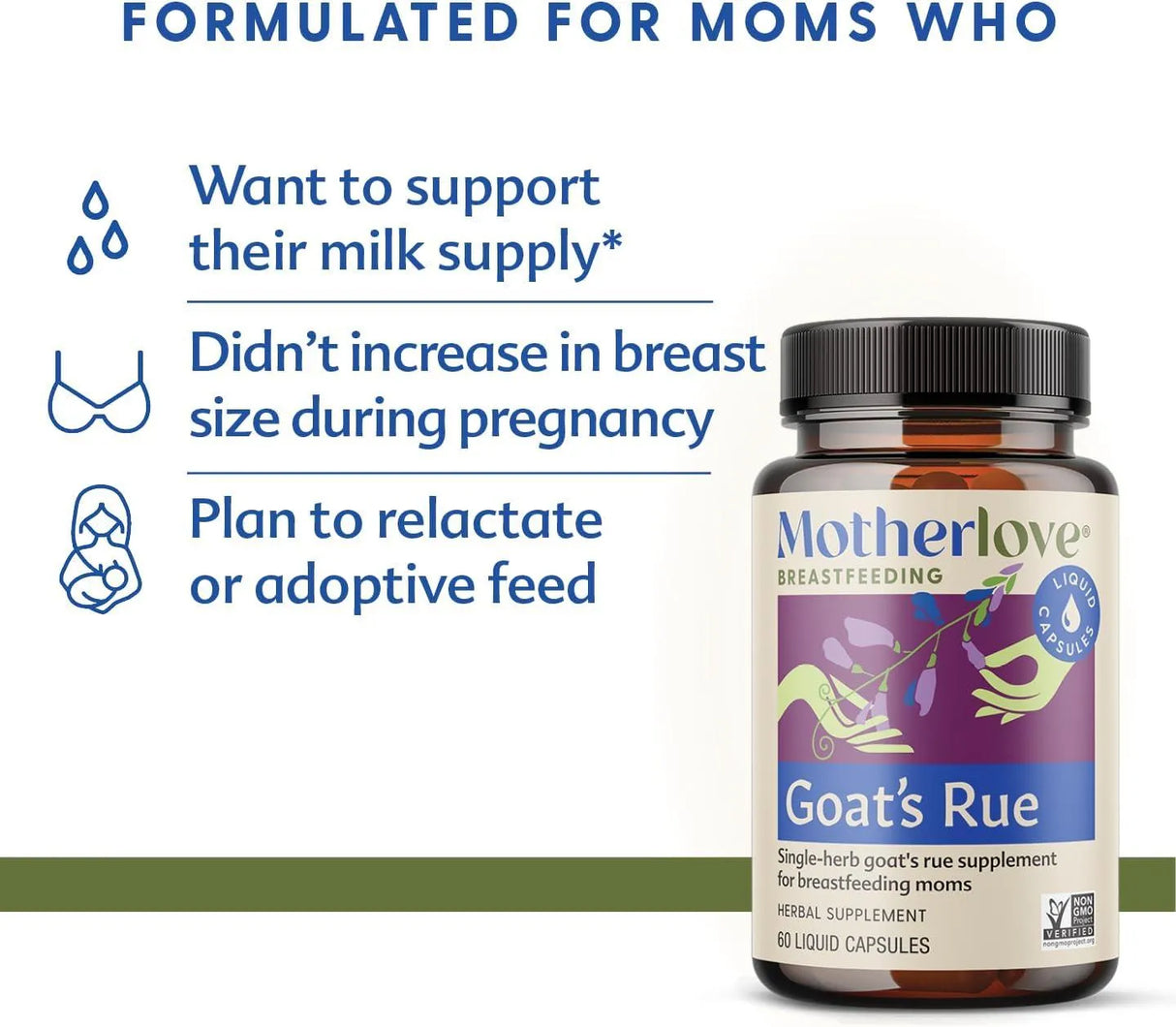 MOTHERLOVE - Motherlove Goat’s Rue 120 Capsulas - The Red Vitamin MX - Suplementos Alimenticios - {{ shop.shopifyCountryName }}