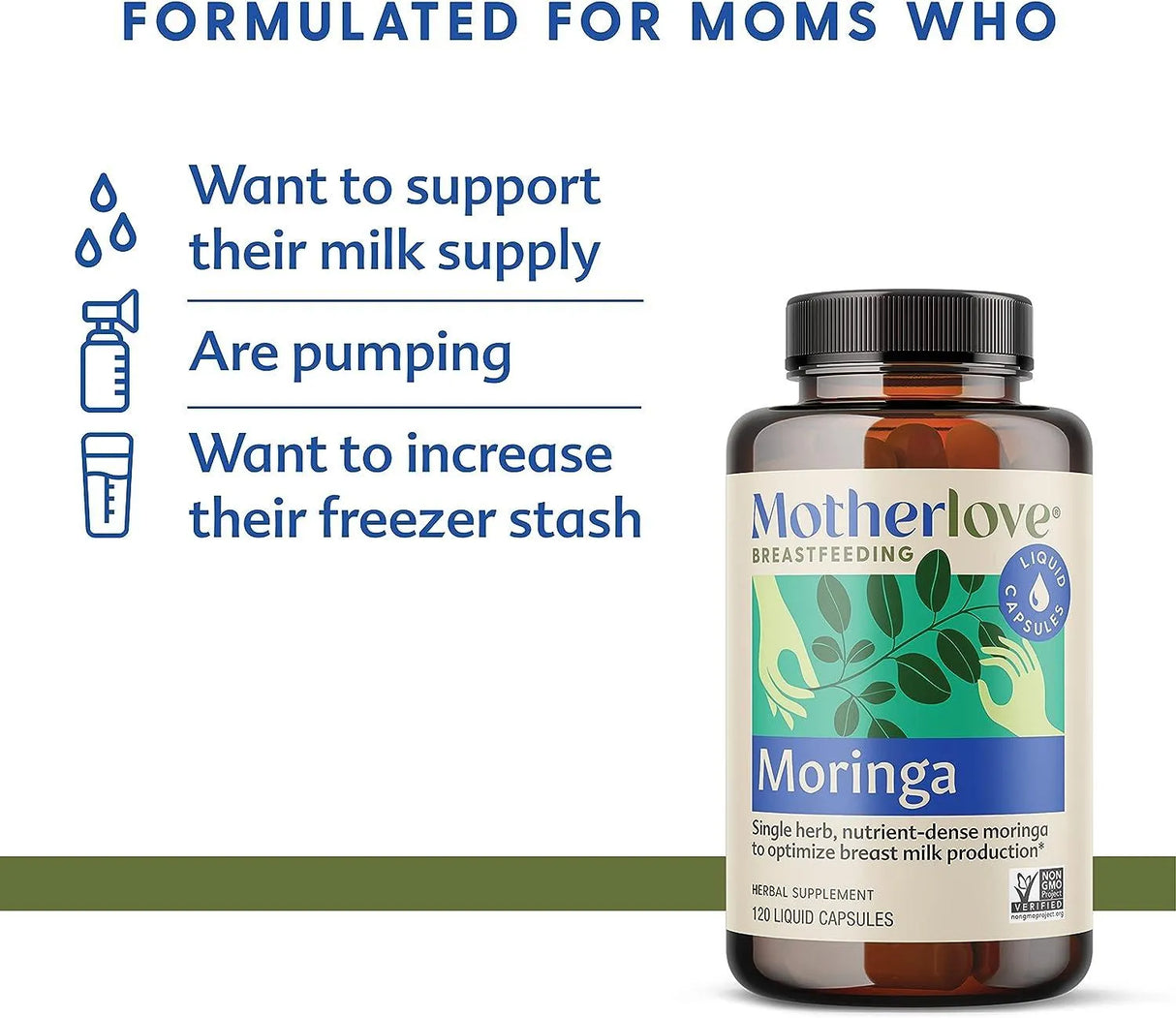 MOTHERLOVE - Motherlove Moringa 120 Capsulas - The Red Vitamin MX - Suplementos Alimenticios - {{ shop.shopifyCountryName }}