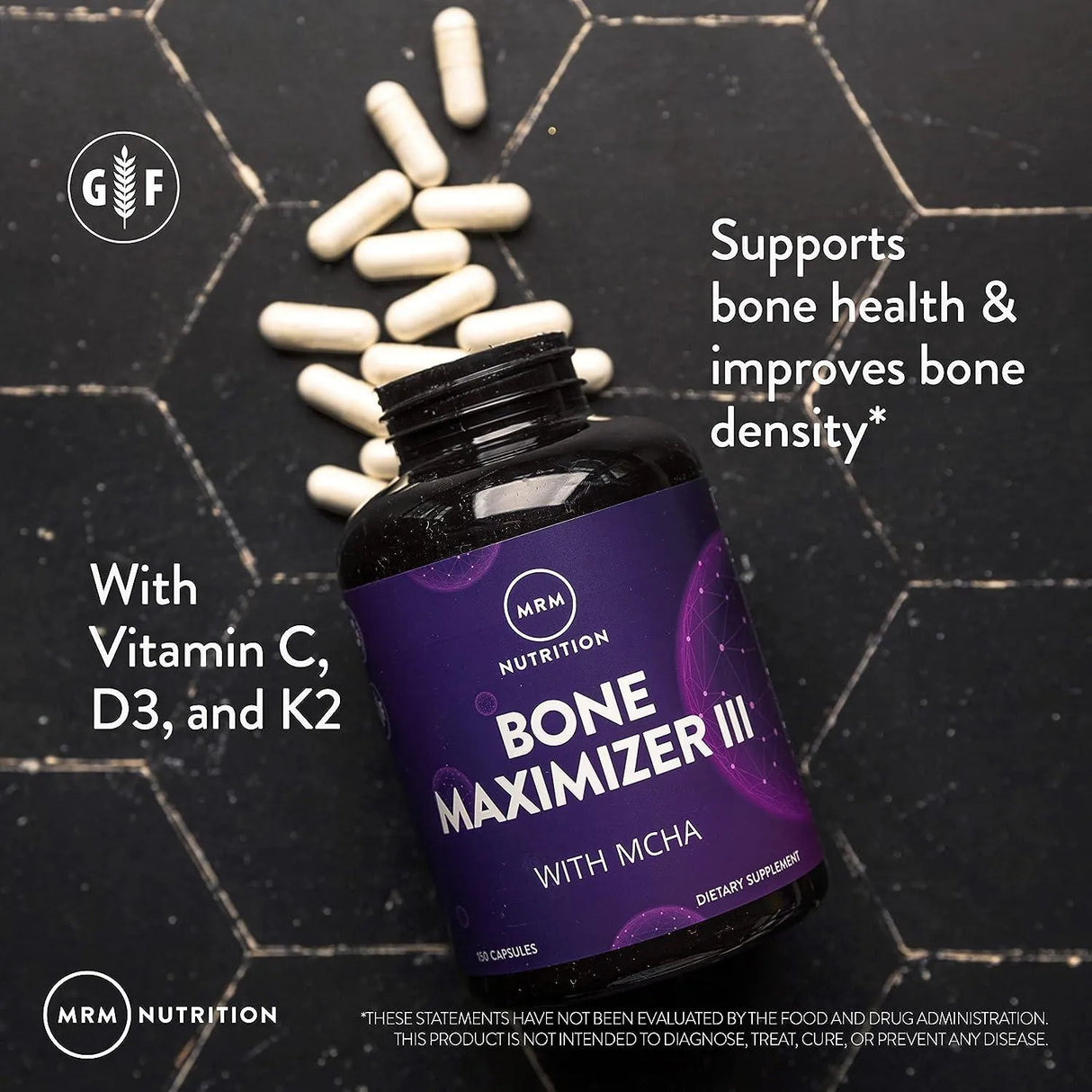 MRM - MRM Nutrition Bone Maximizer III 150 Capsulas - The Red Vitamin MX - Suplementos Alimenticios - {{ shop.shopifyCountryName }}