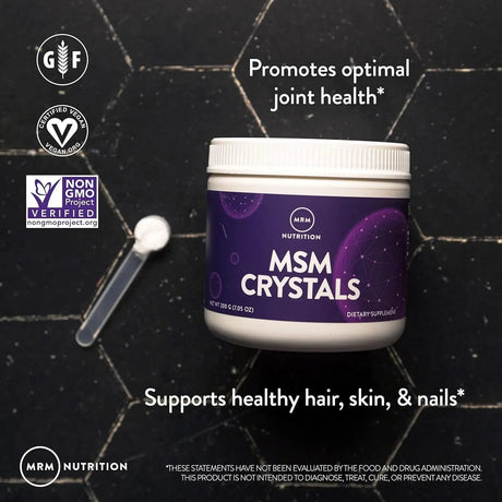 MRM - MRM Nutrition MSM Crystals 200Gr. - The Red Vitamin MX - Suplementos Alimenticios - {{ shop.shopifyCountryName }}