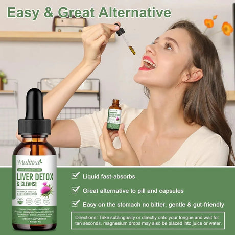 MULTITTEA - Mulittea Liver Health Liquid Drops 30Ml. 2 Pack - The Red Vitamin MX - Suplementos Alimenticios - {{ shop.shopifyCountryName }}