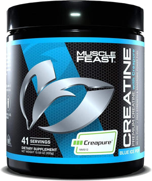 MUSCLE FEAST - Muscle Feast Creapure Creatine Monohydrate Powder 41 Servicios 300Gr. Blue Ice Pop - The Red Vitamin MX - Suplementos Alimenticios - {{ shop.shopifyCountryName }}