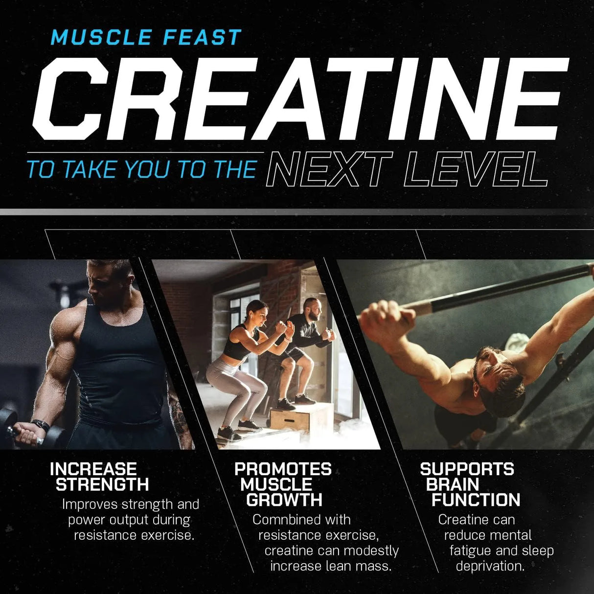 MUSCLE FEAST - Muscle Feast Creapure Creatine Monohydrate Powder 41 Servicios 300Gr. Blue Ice Pop - The Red Vitamin MX - Suplementos Alimenticios - {{ shop.shopifyCountryName }}