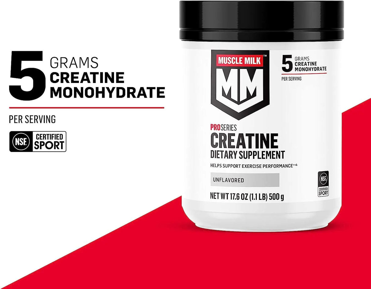 MUSCLE MILK - Muscle Milk Pro Series Creatine Powder Supplement 100 Servicios 500Gr. - The Red Vitamin MX - Suplementos Alimenticios - {{ shop.shopifyCountryName }}