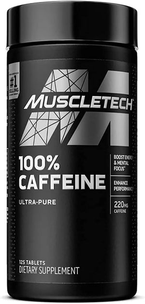 MUSCLETECH - MuscleTech Caffeine Pills 220Mg. 125 Tabletas - The Red Vitamin MX - Suplementos Alimenticios - {{ shop.shopifyCountryName }}