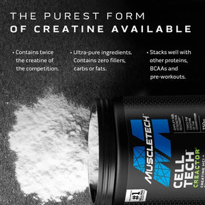 MUSCLETECH - MuscleTech Cell-Tech Creactor Creatine HCl Powder 120 Servicios 235Gr. - The Red Vitamin MX - Suplementos Alimenticios - {{ shop.shopifyCountryName }}