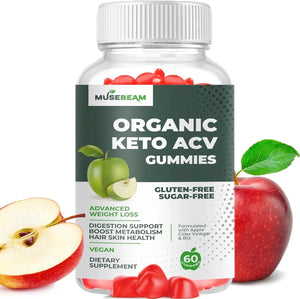 MUSEBEAM - MuseBeam Organic Keto ACV Gummies Advanced Weight Loss 60 Gomitas - The Red Vitamin MX - Suplementos Alimenticios - {{ shop.shopifyCountryName }}