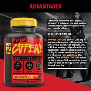 MUTANT - Mutant Caffeine 240 Tabletas - The Red Vitamin MX - Suplementos Alimenticios - {{ shop.shopifyCountryName }}