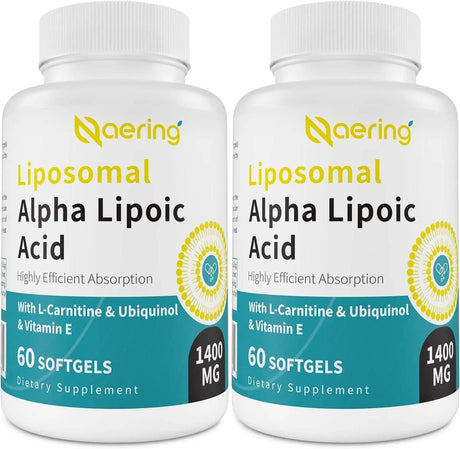 NAERING - Naering Liposomal Alpha Lipoic Acid 1400Mg. 120 Capsulas Blandas - The Red Vitamin MX - Suplementos Alimenticios - {{ shop.shopifyCountryName }}