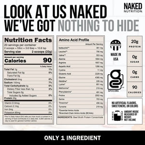 NAKED NUTRITION - NAKED Naked Bone Broth 440Gr. - The Red Vitamin MX - Suplementos Alimenticios - {{ shop.shopifyCountryName }}