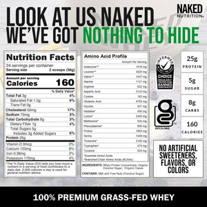 NAKED NUTRITION - NAKED Whey Chocolate Protein Powder 24 Servicios 907Gr. - The Red Vitamin MX - Suplementos Alimenticios - {{ shop.shopifyCountryName }}