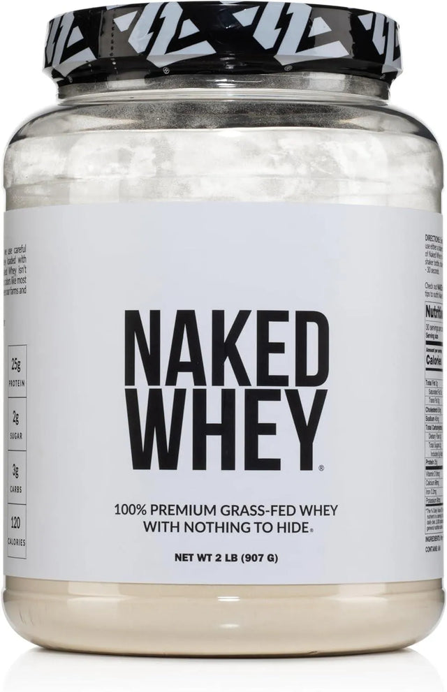 NAKED NUTRITION - NAKED Whey Grass Fed Whey Protein Powder Unflavored 907Gr. - The Red Vitamin MX - Suplementos Alimenticios - {{ shop.shopifyCountryName }}