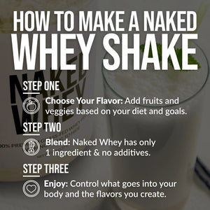 NAKED NUTRITION - NAKED Whey Grass Fed Whey Protein Powder Unflavored 907Gr. - The Red Vitamin MX - Suplementos Alimenticios - {{ shop.shopifyCountryName }}