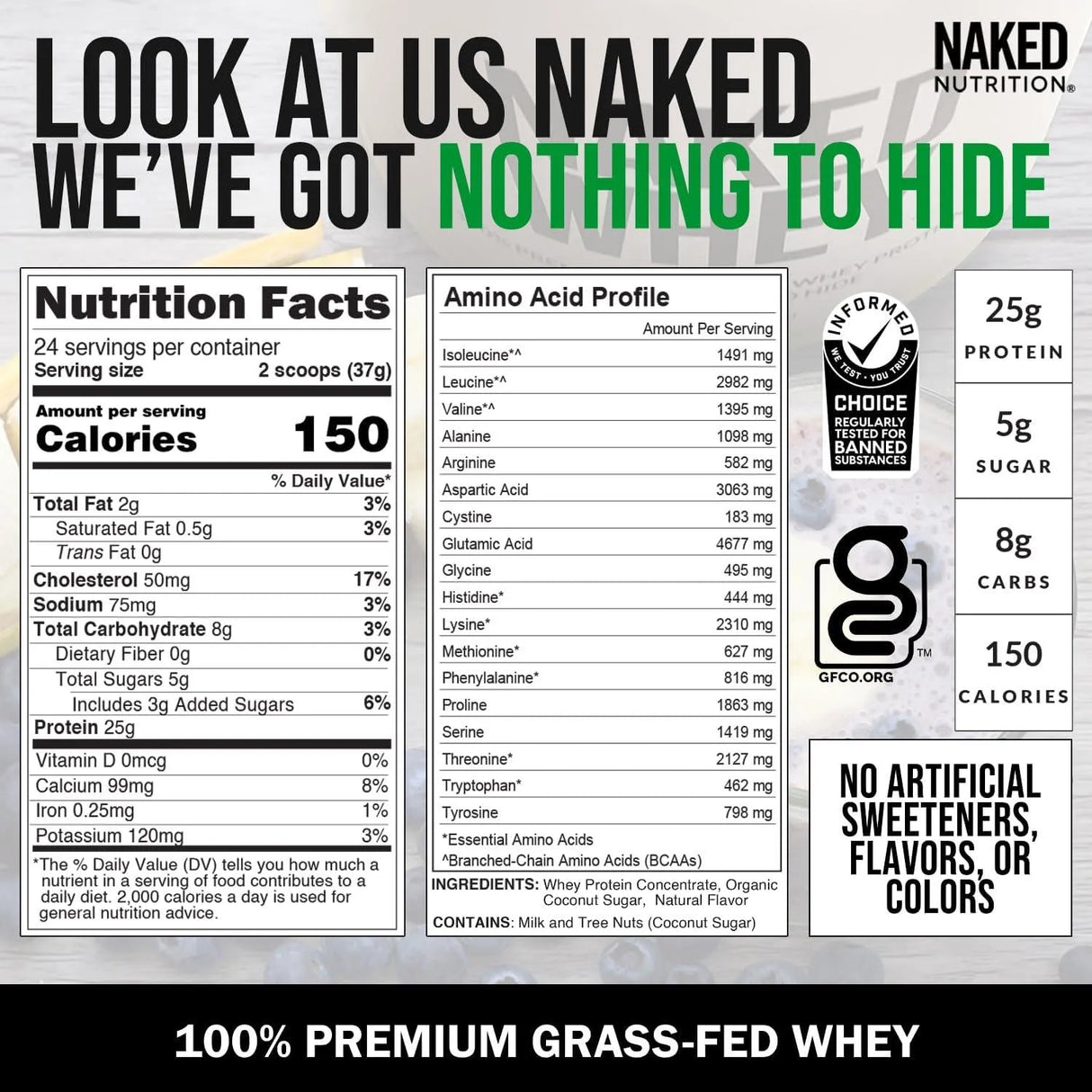 NAKED NUTRITION - NAKED Whey Vanilla Protein Powder 907Gr. - The Red Vitamin MX - Suplementos Alimenticios - {{ shop.shopifyCountryName }}