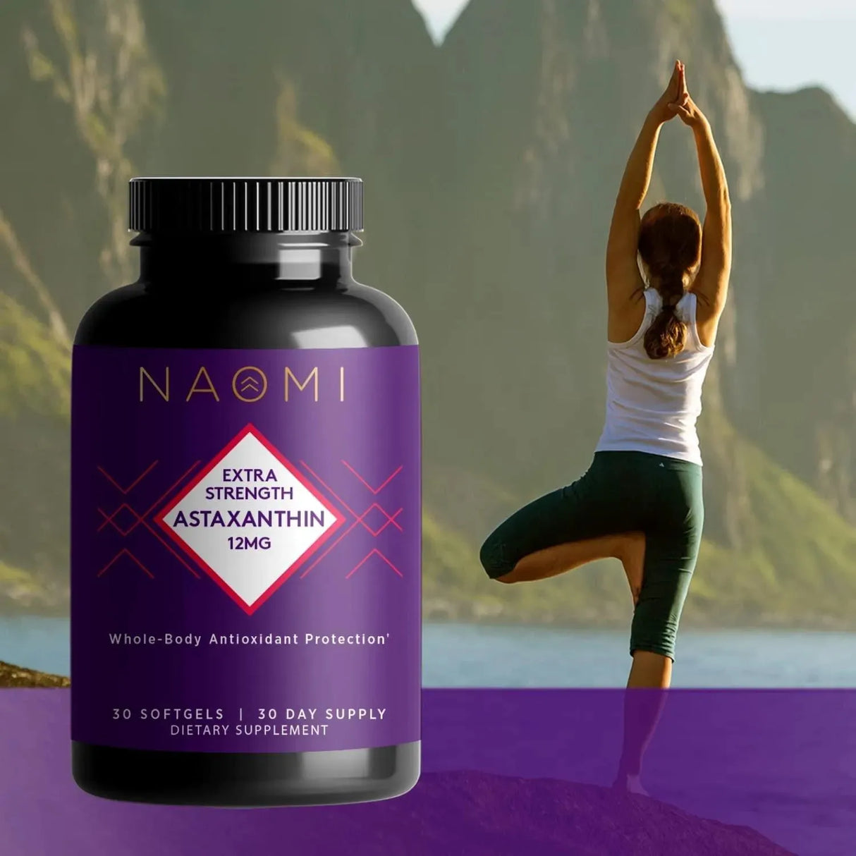 NAOMI - NAOMI Astaxanthin Extra Strength 12Mg. 30 Capsulas Blandas - The Red Vitamin MX - Suplementos Alimenticios - {{ shop.shopifyCountryName }}