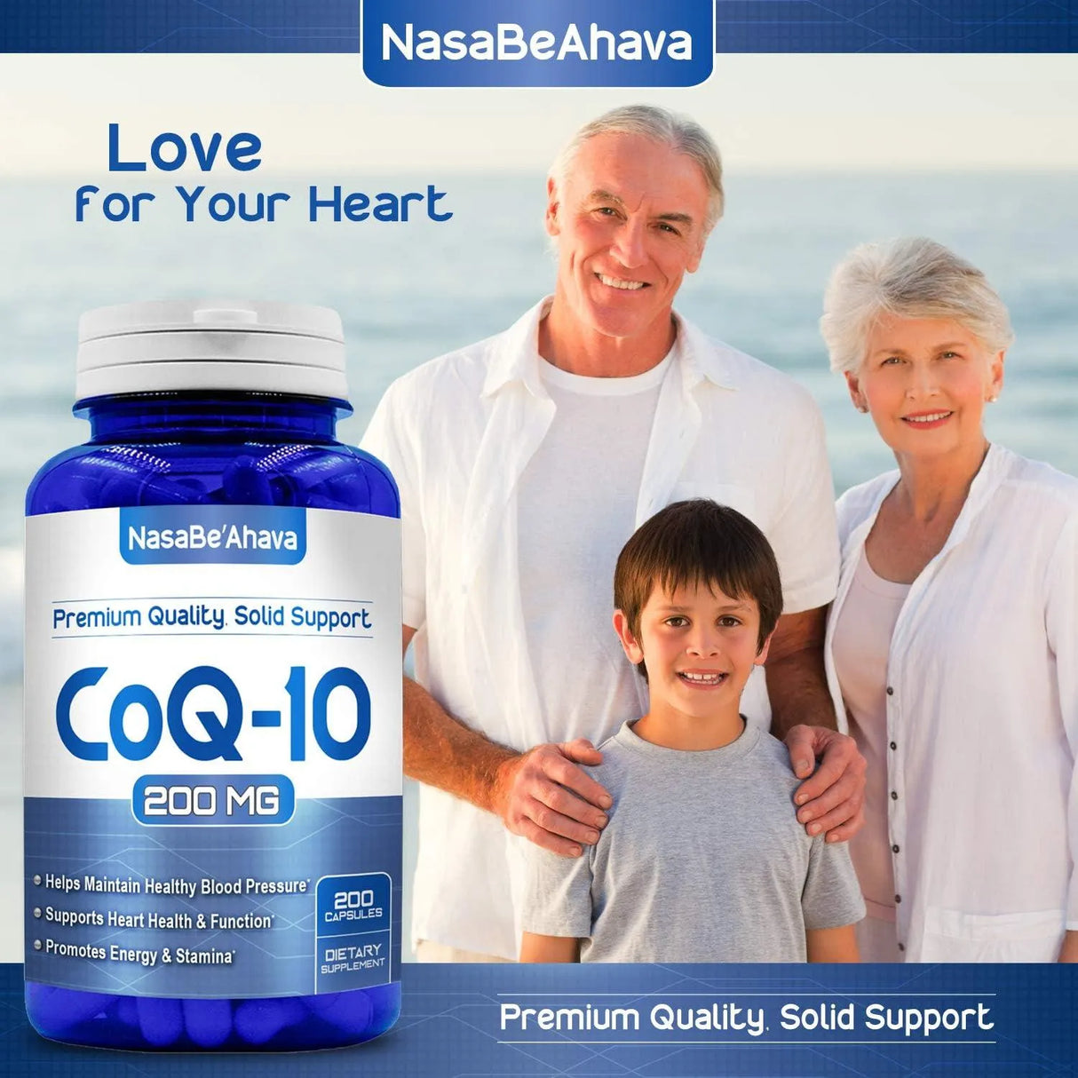 NASA BEAHAVA - NasaBeahava Pure CoQ10 200Mg. 200 Capsulas - The Red Vitamin MX - Suplementos Alimenticios - {{ shop.shopifyCountryName }}