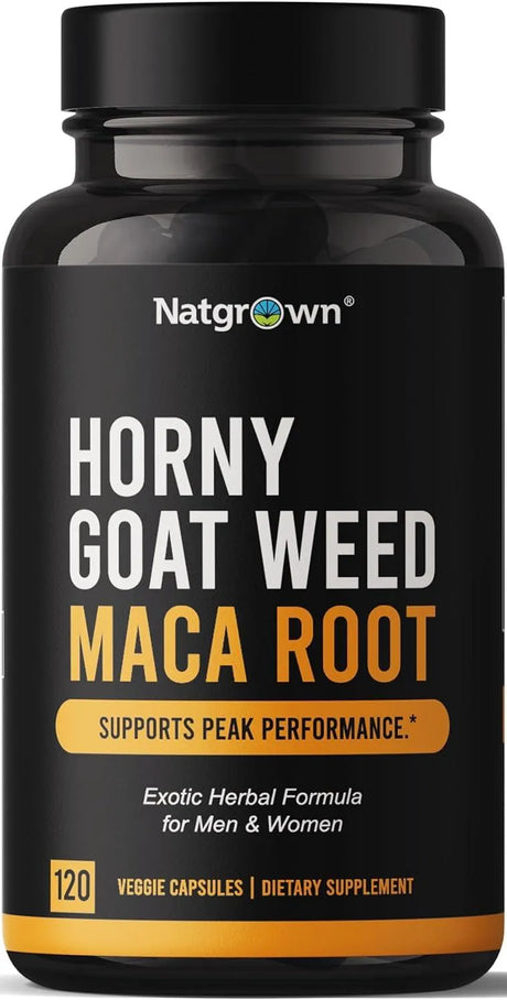 NATGROWN - Natgrown Horny Goat Weed and Maca Root Extract 120 Capsulas - The Red Vitamin MX - Suplementos Alimenticios - {{ shop.shopifyCountryName }}