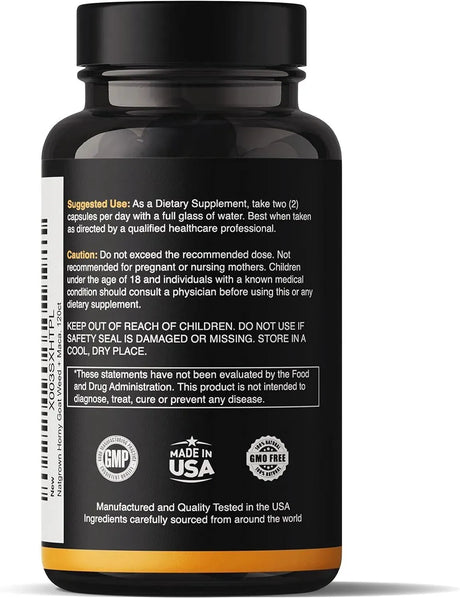 NATGROWN - Natgrown Horny Goat Weed and Maca Root Extract 120 Capsulas - The Red Vitamin MX - Suplementos Alimenticios - {{ shop.shopifyCountryName }}