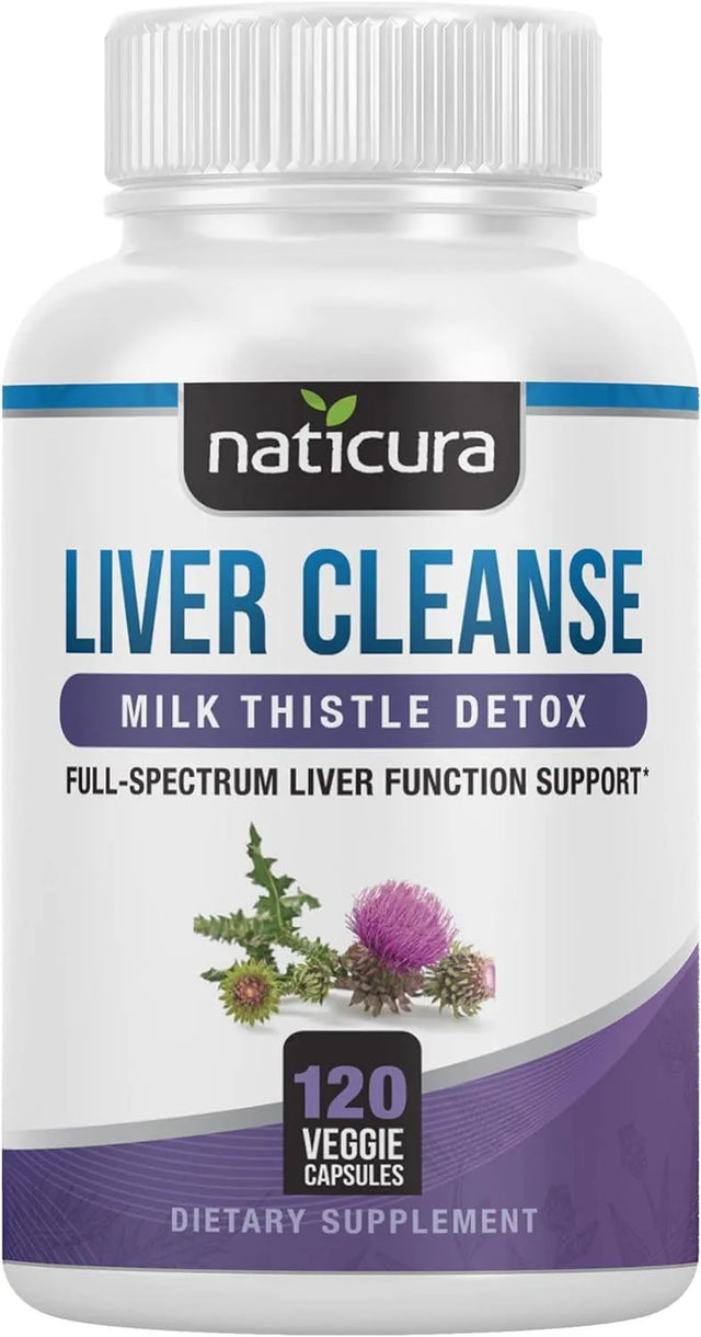 NATICURA - Naticura Liver Cleanse with Milk Thistle 120 Capsulas - The Red Vitamin MX - Suplementos Alimenticios - {{ shop.shopifyCountryName }}