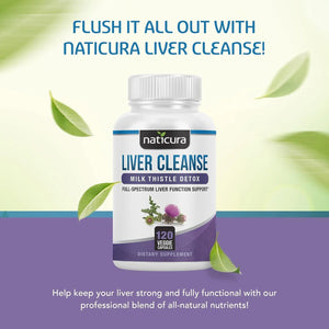 NATICURA - Naticura Liver Cleanse with Milk Thistle 120 Capsulas - The Red Vitamin MX - Suplementos Alimenticios - {{ shop.shopifyCountryName }}