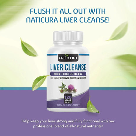 NATICURA - Naticura Liver Cleanse with Milk Thistle 120 Capsulas - The Red Vitamin MX - Suplementos Alimenticios - {{ shop.shopifyCountryName }}