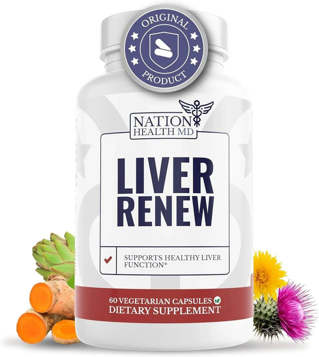 NATION HEALTH MD - Nation Health MD Liver Renew 60 Capsulas - The Red Vitamin MX - Suplementos Alimenticios - {{ shop.shopifyCountryName }}